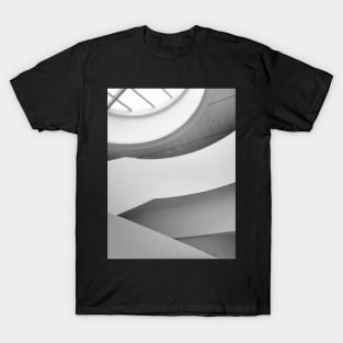 Abstract Geometric Architecture Monochrome Photography T-Shirt